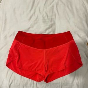 Lululemon Speed Up shorts